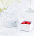 Hortense B. Hewitt Heart Die-Cut Favor Boxes, 2-Inch, White, 25 Count