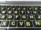 Keyboard Stickers with Luminescent Inlays Plus USB Light. Extra Large Symbols. Inlays (Not Printed). Will Not Wear or Fade. U.S. English Laptop & PC