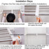 Hershii Closet Tension Shelf & Rod Expandable Metal Storage Rack Adjustable Organizer DIY Divider Separator for Cabinet Wardrobe Cupboard Kitchen Bathroom?15.74-23.62inches
