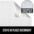 Gorilla Grip Leak Proof Washable Slip Resistant Soft Incontinence Bed Pad for Enuresis Bedwetting, 52x34, Absorbs 8 Cups, Oeko Tex Certified, Mattress Protection Chux Pads, Adults Elderly Kids White