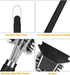 Grill Brush and Scraper Bristle Free, Grill Cleaner -Extra Strong Grill Cleaning Brush,18" Stainless Steel Barbecue Triple Scrubber BBQ Brush for Gas/Charcoal Grilling Grates -Scrubbing Sponges
