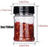 20 Pack 5oz Clear Plastic Spice jars Storage Bottle Container,Seasoning bottles with Black Cap,Chalkboard labels,Chalk Marker for Storing Spice,Herbs,Powders,Salt and Pepper
