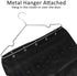 Hanging Jewelry Organizer, Double Sided 40 Pockets and 20 Magic Tape Hook Jewelry Organizer, Necklace Holder Jewelry Chain Organizer for Earrings Necklace Bracelet Ring with Hanger, Black