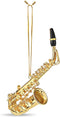 Broadway Gifts Gold Saxophone Christmas Tree Ornament Decoration 4.5 inches