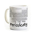 Periodic Table Coffee Mug - Ceramic Mug 11 Ounces