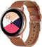 Compatible with Galaxy Watch 3 41mm Band/ Galaxy Watch 42mm Band Leather,20mm Replacement Strap Band Compatible with Samsung Galaxy Watch 3 41mm band(Leather Brown)