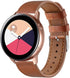 Compatible with Galaxy Watch 3 41mm Band/ Galaxy Watch 42mm Band Leather,20mm Replacement Strap Band Compatible with Samsung Galaxy Watch 3 41mm band(Leather Brown)