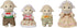 Calico Critters Sheep Family, Set of 4 Collectible Doll Figures