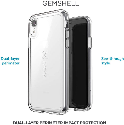 Speck Products GemShell iPhone XR Case, Clear/Clear