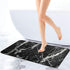 CaTaKu Marble Chic Abstract Area Rug 39x20 Inches Polyester Area Rug Non-Slip Floor Rug Runner Washable Carpet Mat for Kitchen Dinning Room Home Decorative