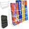 Evelots Wrap/Pan Organizer Rack-Door/Wall Mount-Plastic/Foil Paper-White-Set/2