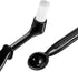Zhehao Coffee Machine Brush Cleaner 4 Pieces Coffee Machine Brush with Spoon and 1 Piece 58 mm Stainless Steel Back Flush Insert Metal Blind Filter for Espresso Machine