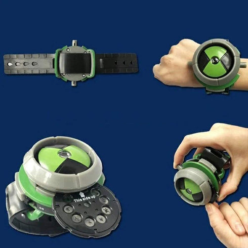 XuanAn Children Watch Ben 10 Omnitrix Toys for Kids Projector Student Watches Projector Christmas Birthday Gifts