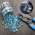 150PCS Heat Shrink Ring Connectors 1/4" Blue 16-14 AWG - Sopoby Electrical Crimp Ring Connectors - Heat Shrink Wire Connector Kit - Automotive, Marine, Audio, Industrial