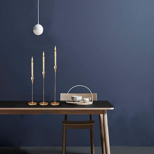 Taper Candle Holders Gold Table Decorative Candlestick Holder for Wedding Dinning Party Candle Holders for Taper Candles Metal Candle Stand,Fits 3/4 Inch Slim Candles & Led Candles (Gold)