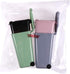 TOYMYTOY Office Trash Can, Desktop Mini Trash Bin, Garbage Bin Set Pencil Cup Holder with Lips & Wheels(4PCS)