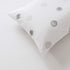 SUSYBAO 100% Cotton Pillowcases King Size Set of 2 White Polka Dots Bed Pillow Covers Envelope Closure End Pillow Encasement Premium Quality Soft Breathale Easy Care(2 Pack, 20 x 36 inch)