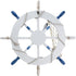 WINOMO 18-Inch Wheel Wall Decor Nautical Decor Nautical Boat Steering Wheel