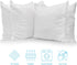Hannah Linen Throw Pillows - 12 x 12 Pillow Insert Set of 4 - Throw Pillows for Couch & Bed - Soft & Comfortable Square Pillows - Indoor/Outdoor Decorative Cushion