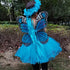 Girls Fairy Costume Set with Butterfly Wings Tutu Wand and Halo Headband