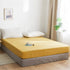 mixinni Modern Style Super Soft Gold Fitted Sheet Solid Color Bed Sheet 15" Deep Pocket Full/Queen Size-(Only 1 Gold Color Fitted Sheet)