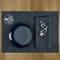 D'Moksha Homes Linen Placemats - 14 x 19 Inch Placemats Set of 4 - Charcoal Gray, Classic Hemstitch Cloth Placemats, Machine Washable, Table Mats for Spring Summer Easter Mother's Day