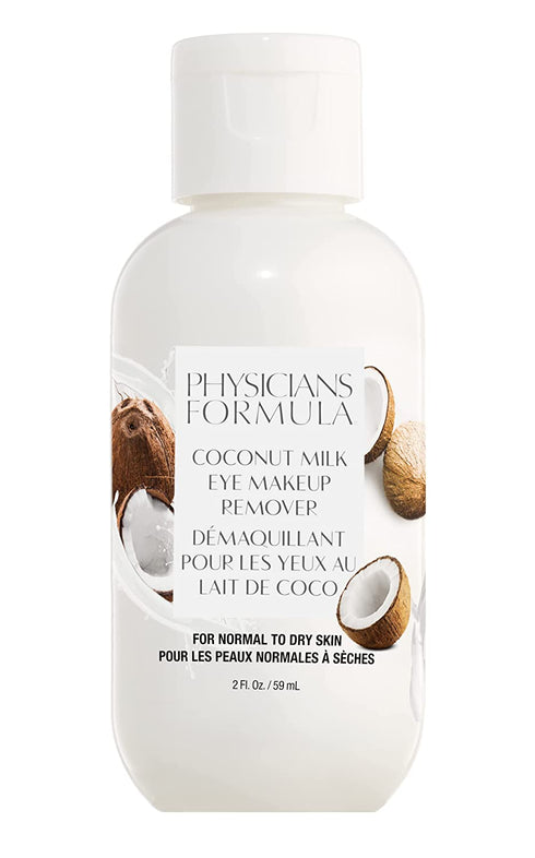 Eye Makeup Remover By Physicians Formula Coconut Milk Waterproof Eye Makeup Remover, Dermatologist Tested, Oil-Free, for Sensitive Skin