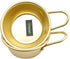GARASANI Korean Traditional Wine Bowls, Korean Wine Bowl, Hiking Soup Dish, Aluminum, Yellow (4.7 inches)