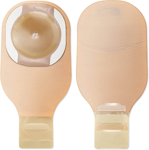Premier Ostomy Pouch Drainable One-Piece System 12"L 1pc System Ultra Clear 8931, 10 Ct