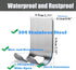 Razor Holder for Shower, Shaver Holder Hanger Wall Adhesive Shower Hooks Stand Stainless Steel Utility Hook Bathroom Kitchen Organizer-4 Packs