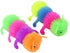 Curious Minds Busy Bags Set of 2 Puffer Caterpillar 5.5" Fidget Sensory Toy - 4 Section Tactile Toy Bug- Squishy Squeezey Sensory Squeeze Air Filled Balls OT (Random Colors)