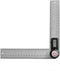 GemRed 82305 Digital Angle Finder Protractor (Stainless steel, 7inch/200mm) (Black Button)
