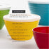 BINO Plastic Mixing Bowls with Lids Set - Plastic Mixing Bowl Set Prep Bowls for Kitchen