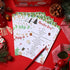 55 Pieces Christmas Trivia Game Xmas Themed Party Holiday Guessing Activity Party Games Annual Festive Party Decorations Card Board Games Party Supplies for Teens Adults Families Friends