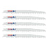 WORKPRO 5-Piece 9-Inch Wood Pruning Reciprocating Saw Blade Set, 5TPI, CR-V Steel Saw Blade Kit for Bosch, Black & Decker, Makita, Dewalt