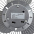 LICHAMP Clock Fan with Floating Led Time Display, Desk Usb Led Fan with Clock Light, 7"
