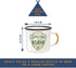 Enamel Camping Mug Travel Cup - Morning Coffee Mug, 16oz (455ml) Larger Than The Competition - Eco Friendly, Tin Cup Campfire Mug For Outdoors, Zero Plastic Wanderlust Travel Cup For The Happy Camper!