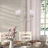 Wellmet Chandelier Shades,ONLY FOR CANDLE BULBS,Clip-on Fitter Lamp Shades,Set of 6 , 5.5"x5.5"x 5", Gauze White