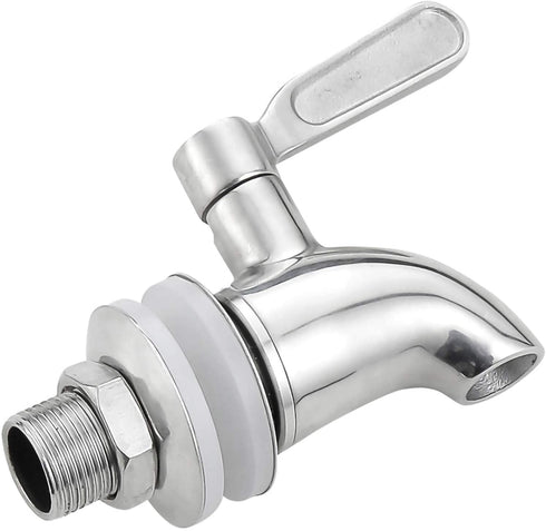 Stainless Steel Spigot For Drink Dispenser, Replacement Metal Spigot For Beverage Dispenser, Water Dispenser Faucet, Food Grade Metal Spout