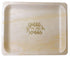 Perfect Stix - 10" Wood Plate "Gobble Til You Wobble" - 10" Disposable Wooden Plates with Thanksgiving Theme Print"Gobble Til You Wobble"- Pack of 25ct, Gobble Plates