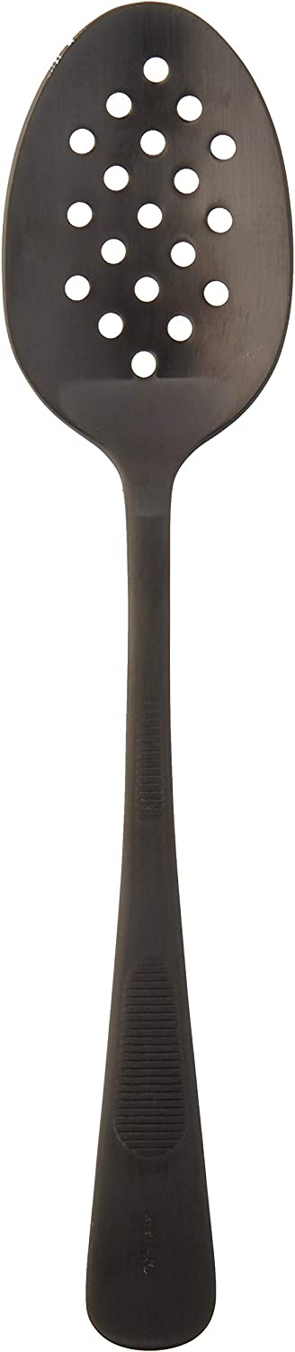 Mercer Culinary 18-8 Stainless Steel Plating Spoon, 7-7/8 Inch, Black