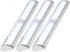 Kuled 10-led Wireless Motion Sensing Stick-on Anywhere Step LED Light Bar with Magnetic Strip, Pure White, 3-Pack