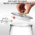 Folinstall 72 FL OZ Glass Jar with Lids, Glass Storage Canisters Great for Cereal, Candy, Sugar, Nuts, Flour, Chip and Cookies, Clear, 0.56 Gallon, 1 Pack