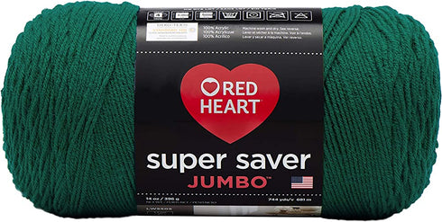 RED HEART Super Saver Jumbo Yarn, Paddy Green