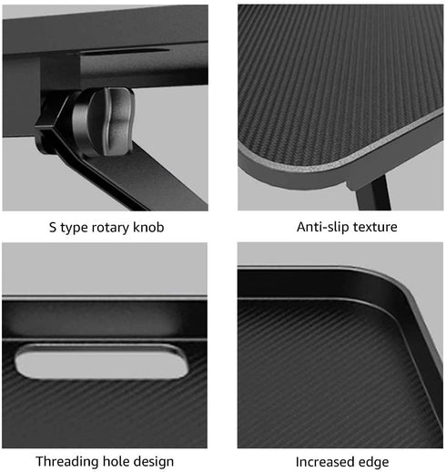 TV Top Shelf Monitor Shelves, Baffect 2pcs Adjustable TV Top Mount Storage Bracket Computer Screen Caddy Top Shelf for WiFi Router,Remote Control,Media Box,Plant (Black,11.8 inches