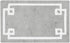 Evan Cotton Tufted Washable Bath Mat , Luxury Solid Bathroom Rugs , 20X30 inches , Grey