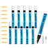 NADAMOO 10pcs Grout Pen Black with Replacement Nibs, Tile Grout Paint Pen Grout Shine Touch Up Repair Marker Tile Gap Coating to Restore and Renew The Look of Tile Grout Line