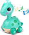 Kidpal Baby Toys 6 to 12 Months, Dinosaur Baby Boy Toys for 6 Month Old Boy Toys 12-18 Months with Music/Light Crawling Toys, Touch & Go Toddler Tummy Time Toys for 1 2 Year Old Boy & Girl Gifts