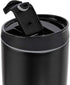 Amazon Basics Stainless Steel Tumbler with Flip Lid, Vacuum Insulated 30-Ounce, 2-Pack, Black