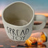 RAE DUNN SPREAD JOY COFFEE/TEA WHITE MUG - Artisan Collection By Magenta Display this motivational cup to remind yourself to always seek to Spread Joy.